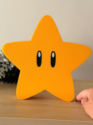 3D Printed Super Mario Star Stand & Storage Box made to order