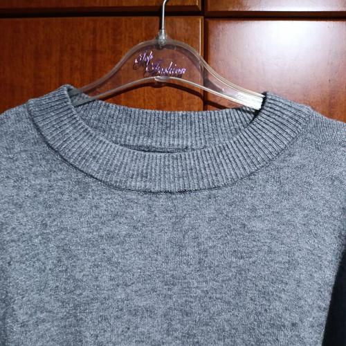 Knitted sweater used gray, sizes L-XXL