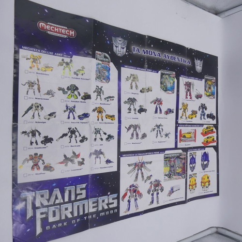 Transformers Dark of the Moon Issue 2 Comic with Poster used 2011