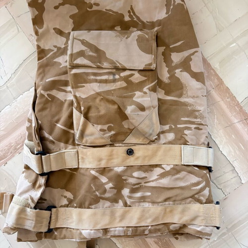 British Army Body Armour Cover used, Desert DPM camouflage