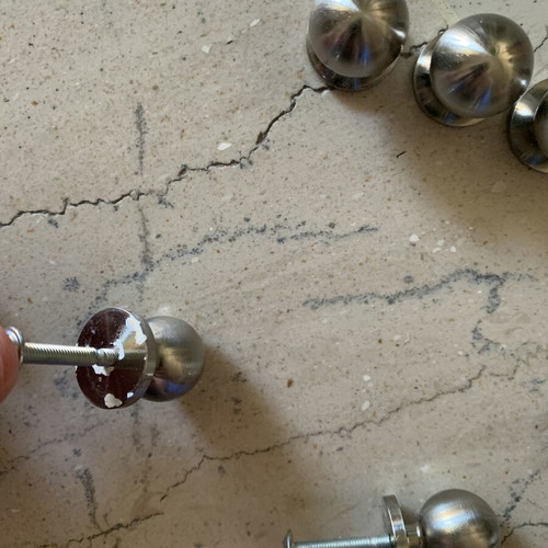 Door knobs set of 8, 3 with screws