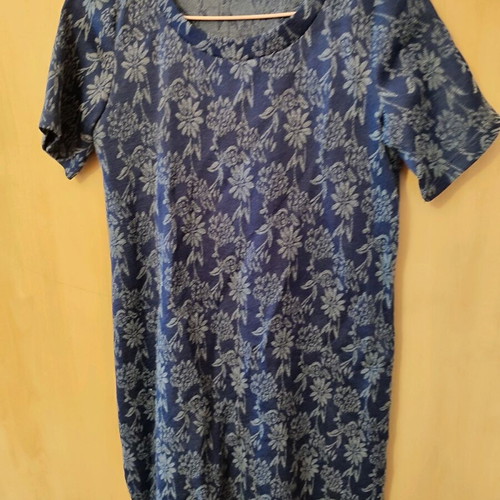 Raxevski summer dress oversized medium blue cotton like new