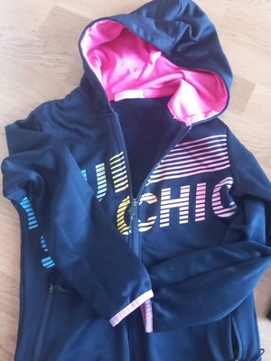 Blue hoodie jacket for girls size 8 years 128-134, like new