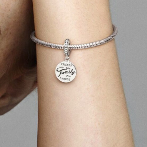 Pandora dangle charm, silver