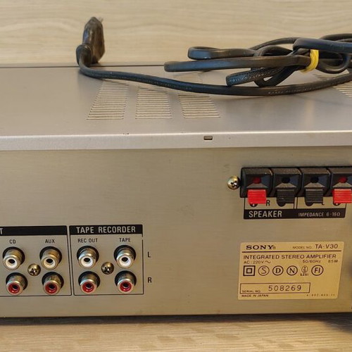Sony TA-V30 vintage stereo amplifier with equalizer