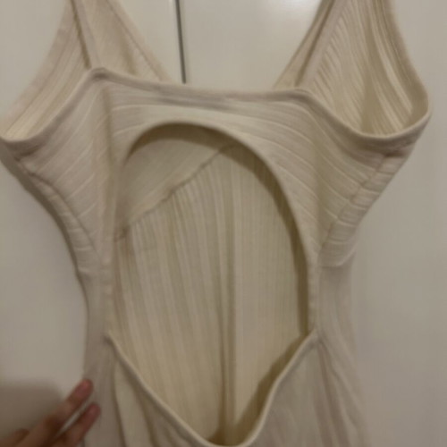 Mini white dress Bershka like new, size M 38 10