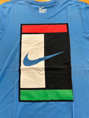 Nike Court T-shirt μεταχειρισμένο, μέγεθος Large, μπλε