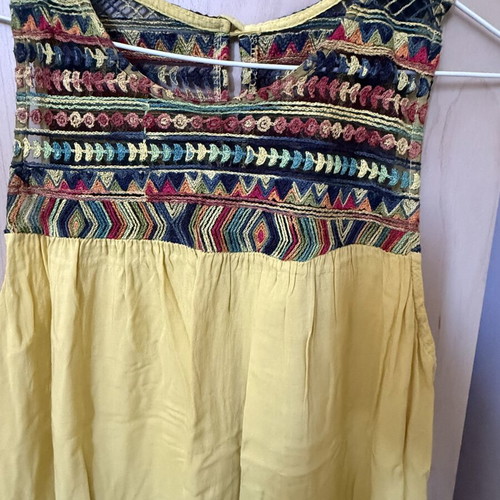 Dress yellow, like new, lightly worn