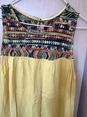 Dress yellow, like new, lightly worn