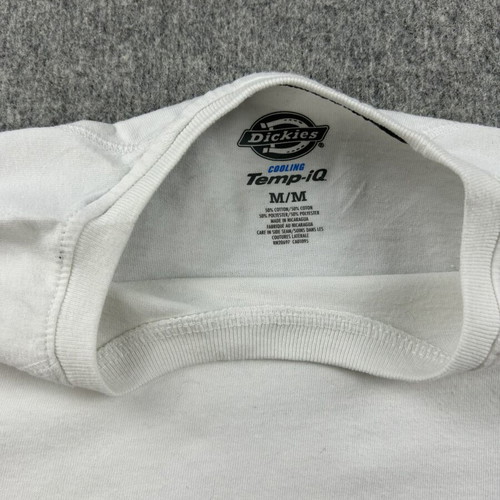 Dickies men's T-shirt XXL white with chest pocket and Temp-IQ cooling