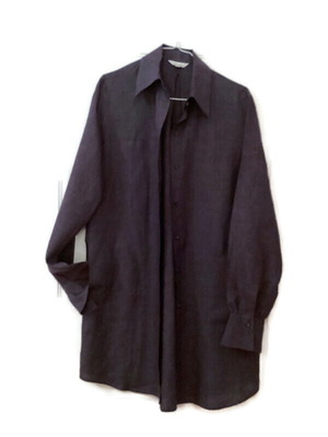 Blue linen shirt Zara like new, size L