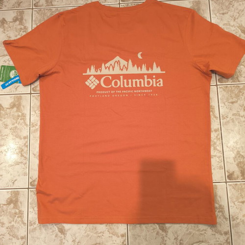 Columbia T-shirt XL new, orange