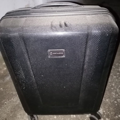Mad suitcase nearly new, needs washing, sagre texture