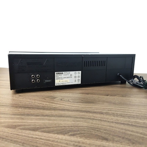 Yamaha KX-W202 vintage double cassette deck used, black