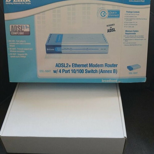 D-Link ADSL2+ Annex Router like new