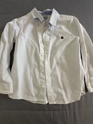 Petit Bateau white shirt for 6 years like new, cotton