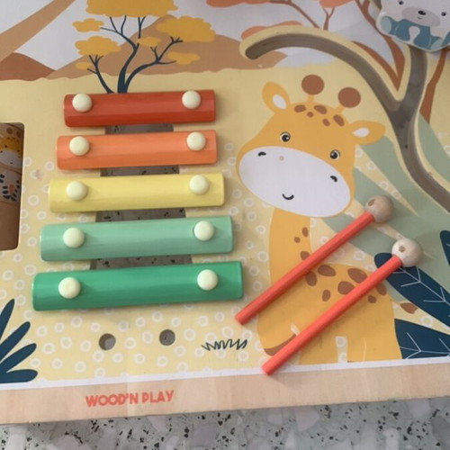 Wood’n Play wooden activity table for toddlers