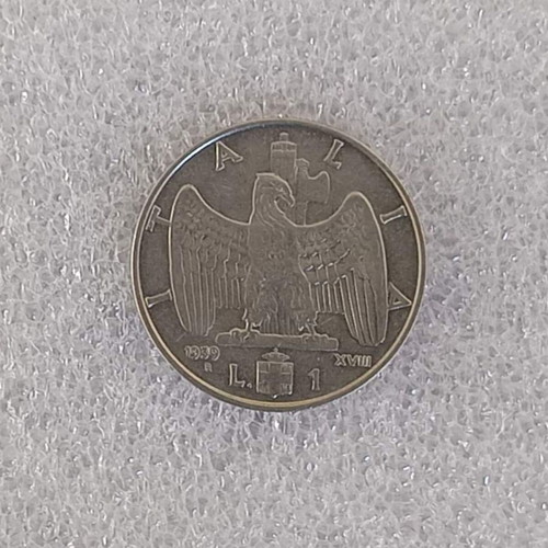 Italy 1939 1 Lira coin AP-28