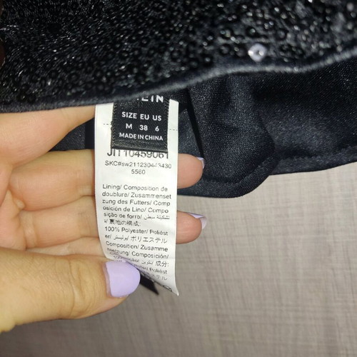 Shein black evening top like new, size M