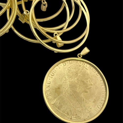 Austrian Doubla Pentoliro New with 925 Silver Gilded Wreath