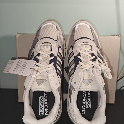 Adidas Crazychaos 2000 new athletic shoes size 45 white and silver