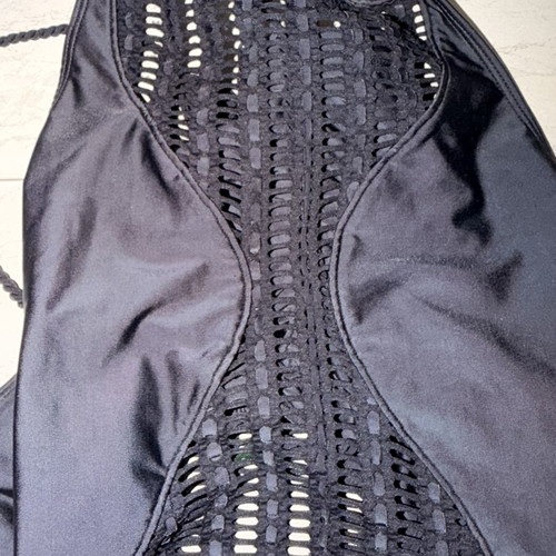 Despi black one-piece swimsuit new with tags, size S