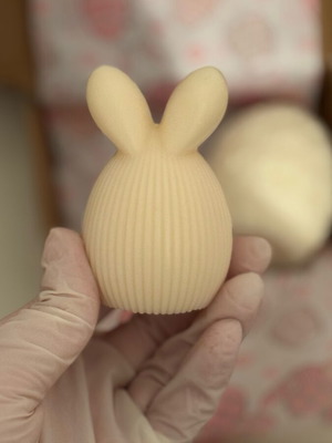 Easter bunny candle new, plant-based with scent and color options