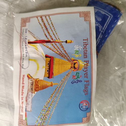 Tibetan Prayer Flags new, authentic from Nepal, 5 colors