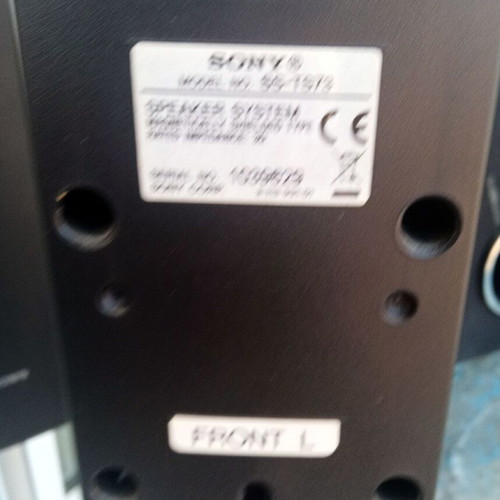 Sony DVD Home Theater System DAV-DZ630 5.1 used with speaker stands
