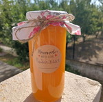 Peach jam handmade without additives 500ml