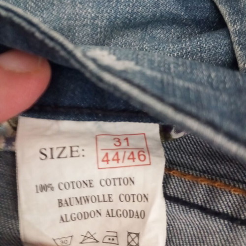 Adrexx Capri jeans, blue, size XXL