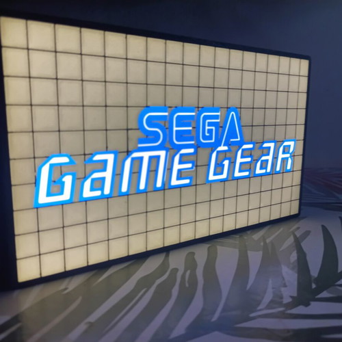 Sega Game Gear Light Sign like new, European logo