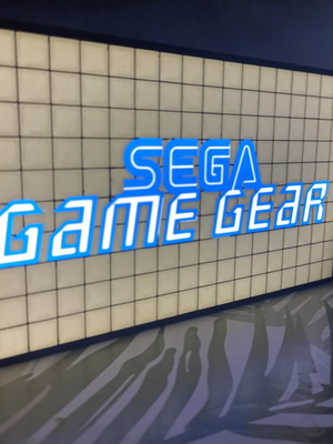 Sega Game Gear Light Sign like new, European logo