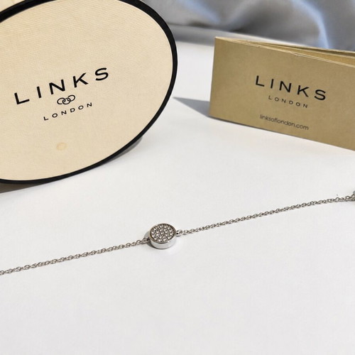 Links of London Silver Bracelet 925 with Pavé Zirconia like new