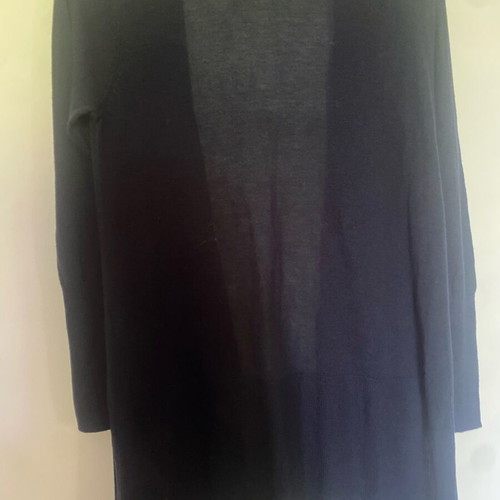Marks & Spencer women's long knitted cardigan like new, blue, size M