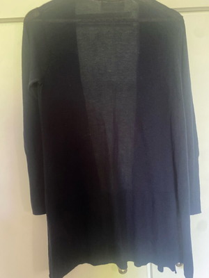 Marks & Spencer women's long knitted cardigan like new, blue, size M