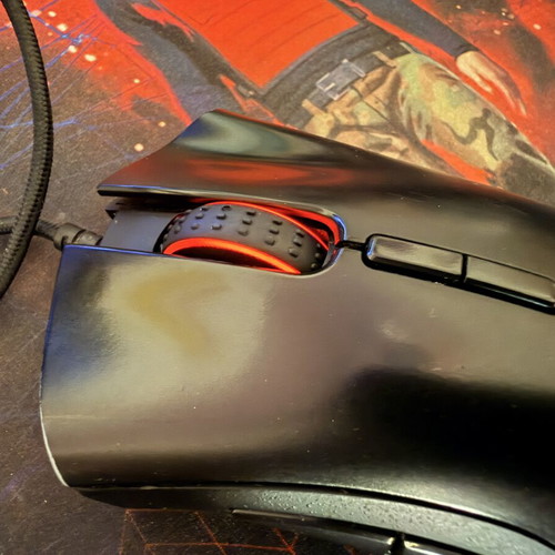 Razer DeathAdder Elite gaming mouse used, 16,000 DPI RGB Chroma