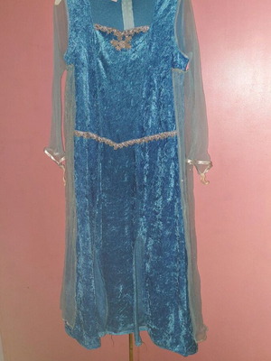 Elsa carnival costume used for girl 8-10 years old