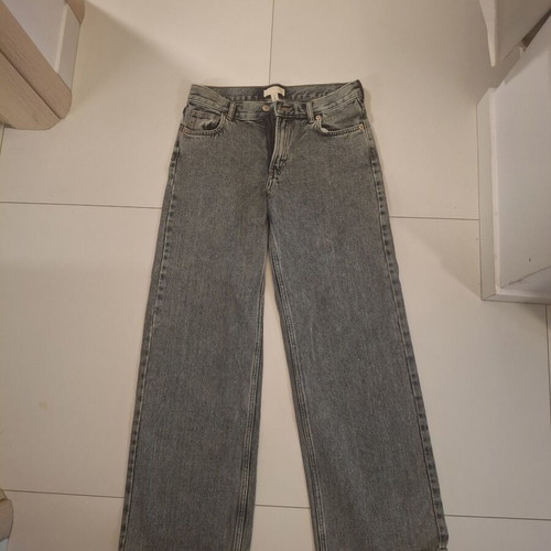 H&M jeans used, size M, grey