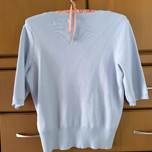 Mohito light blue blouse short sleeve brand new XS