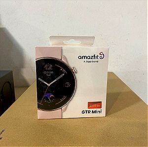 Amazfit GTR Mini 42mm Αδιάβροχο Smartwatch με Παλμογράφο (Pink) σφραγισμένο
