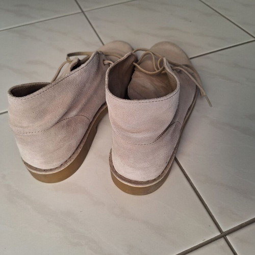 Clarks desert boots used, size 44, beige