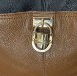 Calvin Klein shoulder bag natural leather