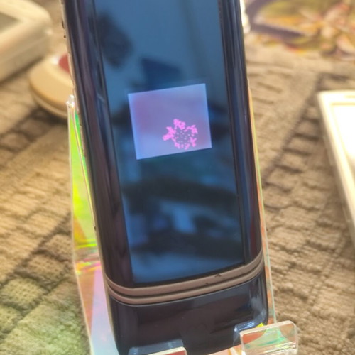 Motorola KRZR K1 used mobile phone blue