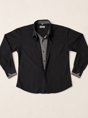 Angelo Fedonni black shirt 3XL like new