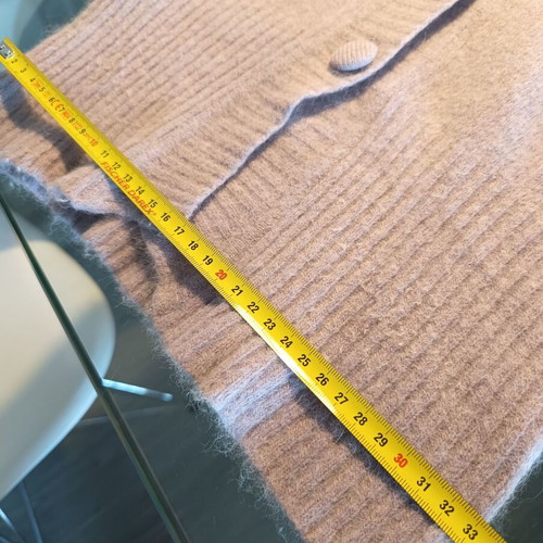 Italian cardigan like new with 40% angora XS/S purple