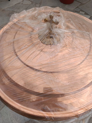 Holy Water Font new, copper
