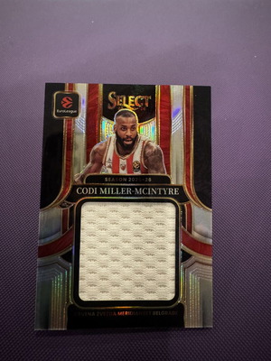 Select EuroLeague Codi Miller-McIntyre Jumbo Patch 2025-26, perfect condition