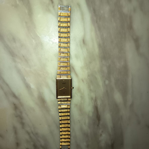 Orient quartz women's watch like new, gold and silver
