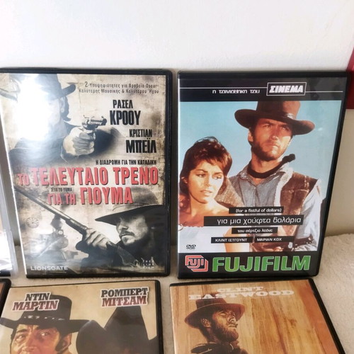 Classic Western DVD set of 6 movies like new with subtitles
